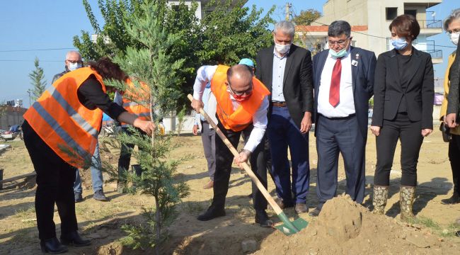 82 FİDAN TOPRAKLA BULUŞTU