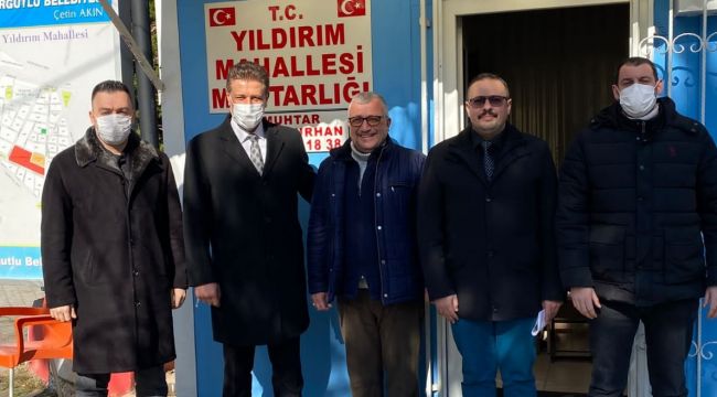 BÜYÜKŞEHİR, TURGUTLU’DA MUHTARLARI ZİYARET ETTİ