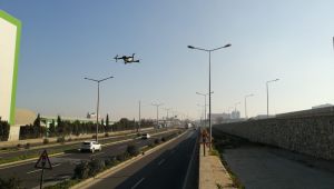 TURGUTLU’DA DRONE İLE TRAFİK UYGULAMASI