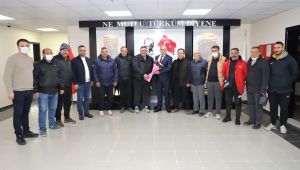 AMATÖR FUTBOL KULÜPLERİNDEN BAŞKAN AKIN’A TEŞEKKÜR ZİYARETİ