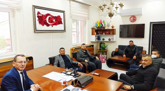 AYHAN’DAN, KAYMAKAM YILMAZ’A ZİYARET