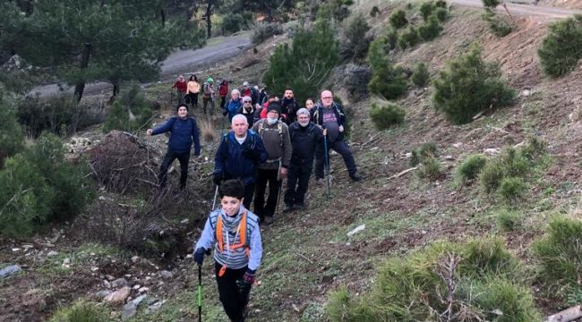 TURBELDAK VİŞNELİ-NAZARKÖY PARKURUNDA YÜRÜYÜŞÜNÜ TAMAMLADI