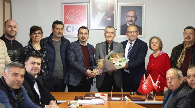 BAŞEVİRGEN VE AKIN’DAN CHP İLÇE YÖNETİMİNE ZİYARET