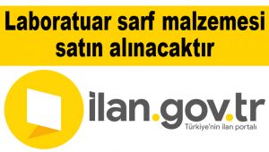 Laboratuar sarf malzemesi satın alınacaktır