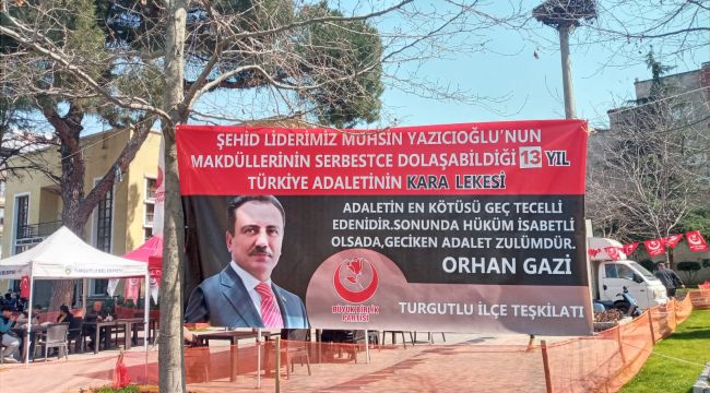 MUHSİN YAZICIOĞLU TURGUTLU’DA ANILDI