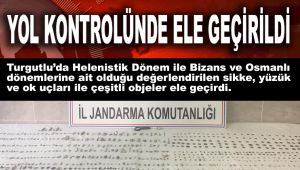 YOL KONTROLÜNDE ELE GEÇİRİLDİ