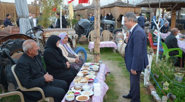 BAŞKAN ALHAN ŞEHİT VE GAZİ AİLELERİYLE İFTARDA BULUŞTU