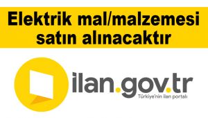 Elektrik mal/malzemesi satın alınacaktır