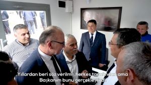 MUHTAR SAİT KAYA'DAN BAŞKAN AKIN'A ÖVGÜ