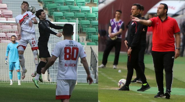 TURGUTLUSPOR DİYARBAKIR'DAN ELİ BOŞ DÖNDÜ