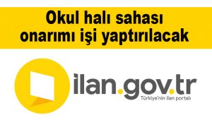 Okul halı sahası onarımı işi yaptırılacak