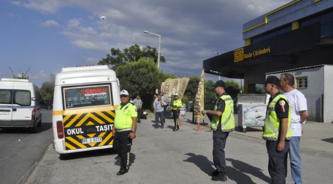 Turgutlu’da okul servis araçları denetlendi