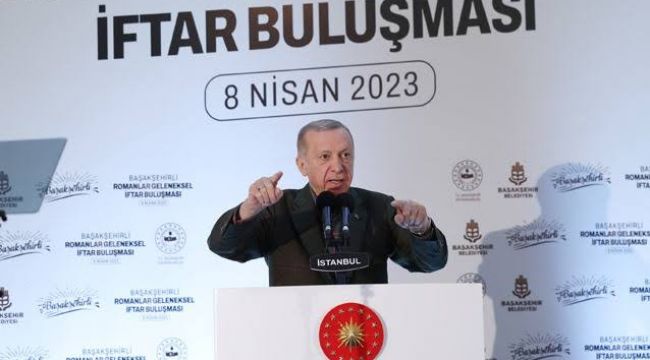 Cumhurbaşkanı Erdoğan, Başakşehirli Romanlar Geleneksel İftar Buluşması‘nda konuştu