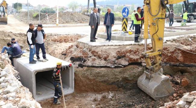 Uncubozköy’deki Menfez Çalışmalarında Son Aşamaya Gelindi