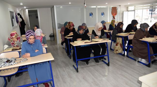 YENİMAHALLE LOKALİNDE KURAN’I KERİM KURSUNA YOĞUN İLGİ