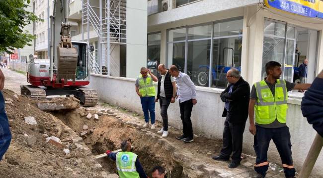 Merkezefendi Mahallesinde Yağmur Suyu Hattı Çalışması Yapıldı