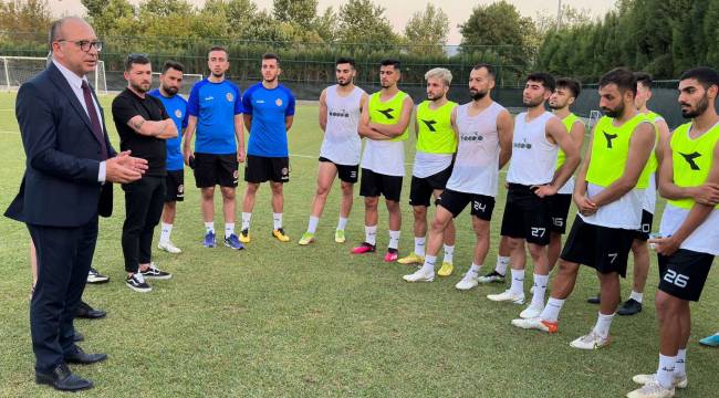 BAŞKAN AKIN TURGUTLUSPOR'UN İDMANINI İZLEDİ