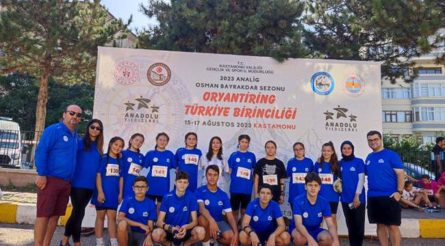 Manisalı sporcular, Oryantiring Türkiye Şampiyonası'na damga vurdu