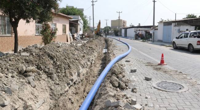 Saruhanlı Beydere Caddesi’nde Terfi Hattı Çalışması Tamamlandı