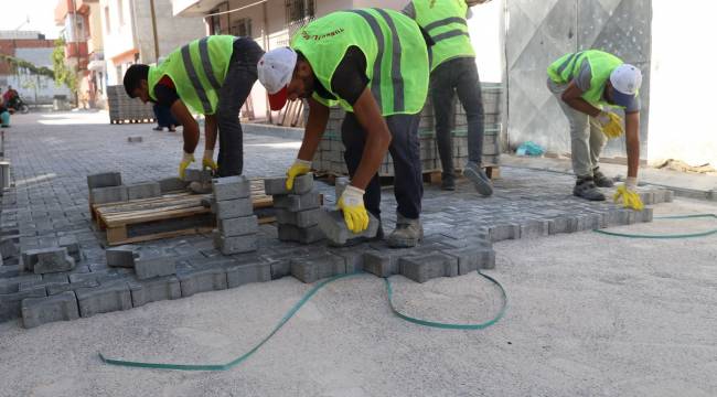 İstasyonaltı Mahallesinin Sokakları Turgutlu Belediyesi ile Yenileniyor