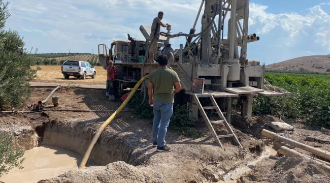 Manisa Büyükşehir Belediyesinden 6 Mahallede 9 Sondaj çalışması