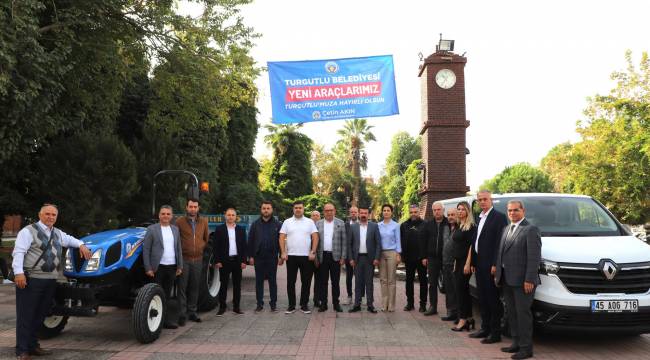 Turgutlu Belediyesi'ne iki yeni araç daha eklendi