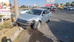 Turgutlu'da trafik kazası:2 yaralı