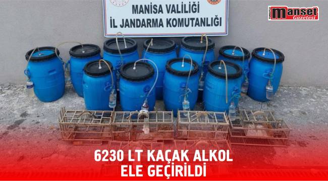 6230 LT KAÇAK ALKOL ELE GEÇİRİLDİ