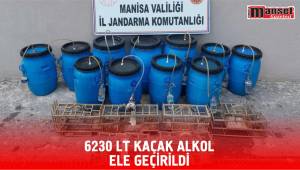 6230 LT KAÇAK ALKOL ELE GEÇİRİLDİ