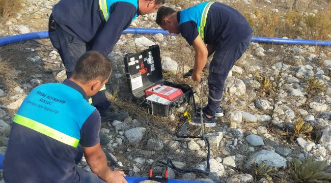 Gördes ilçe merkezine ulaşan suyun kapasitesi artırıldı