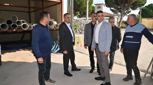 MASKİ Genel Müdürü Aslay, Seyitahmet Depo Alanını İnceledi