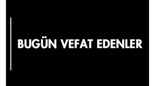 VEFAT EDENLER