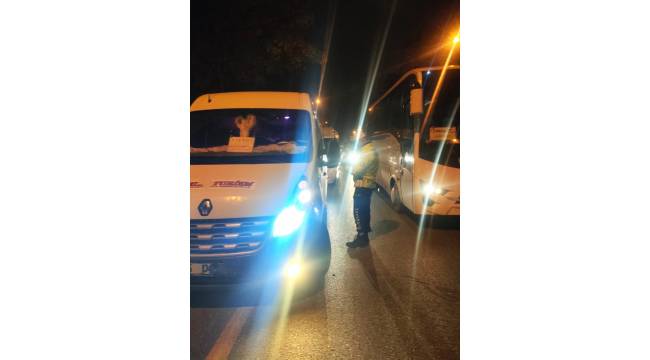 Manisa’da 7 araç trafikten men edildi