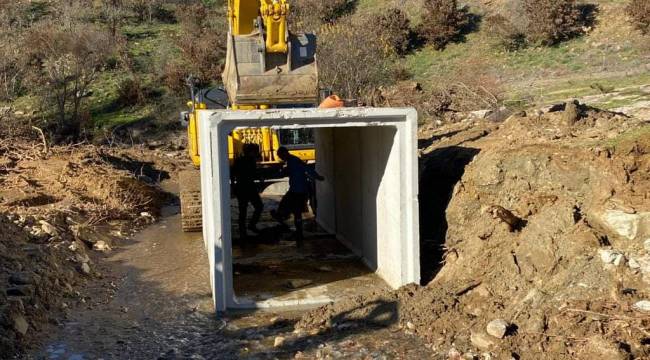 MASKİ, Hacıhıdır Mahallesinde Menfez Çalışmalarını Tamamladı