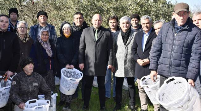 Zeytin Yetiştiriciliği Kursiyerlerine Koruyucu Ekipman Dağıtıldı