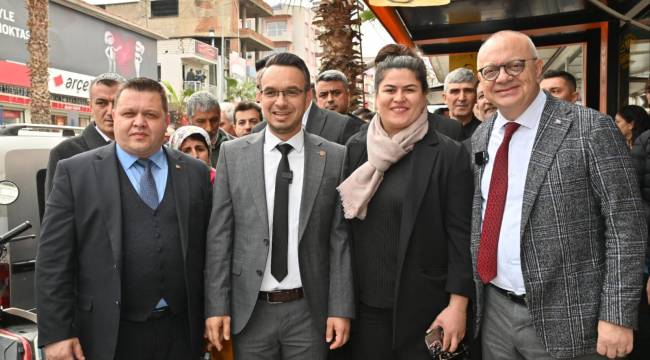 Cengiz Ergün ve Yunus Oğan’dan Turgutlu’da Esnaf Ziyareti