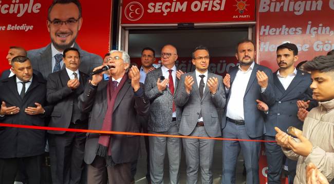 Turgutlu'da Cumhur İttifakı Seçim Ofisi Açıldı