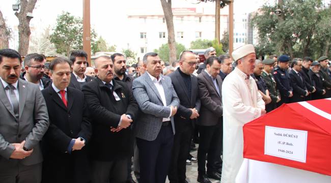 Emekli Binbaşı Sadık Dürüst Son Yolculuğuna Uğurlandı