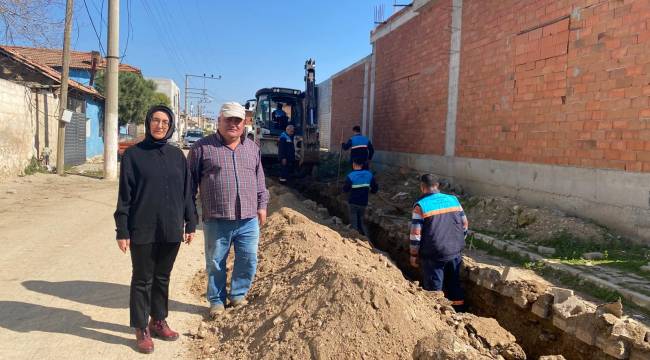 Kargın Mahallesinde Yağmur Suyu Hattı Çalışması Yapıldı