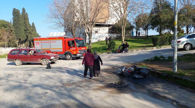 Turgutlu'da Trafik Kazası: 1 Yaralı