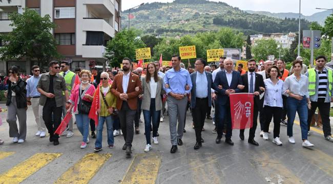 Manisa'da 1 Mayıs Kutlandı