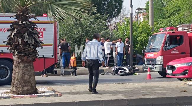 Turgutlu'da Motosiklet Kazası: 1 Yaralı