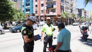 Turgutlu'da Motosikletlilere Yönelik Denetim