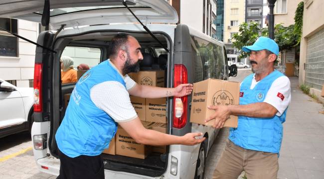 Büyükşehir Bayramda İhtiyaç Sahiplerinin Yanında