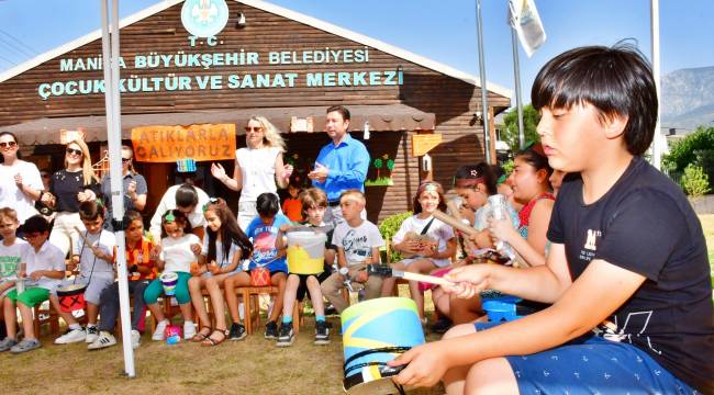 Manisa'da Çocuklar çevre bilincini eğlenerek öğrendi