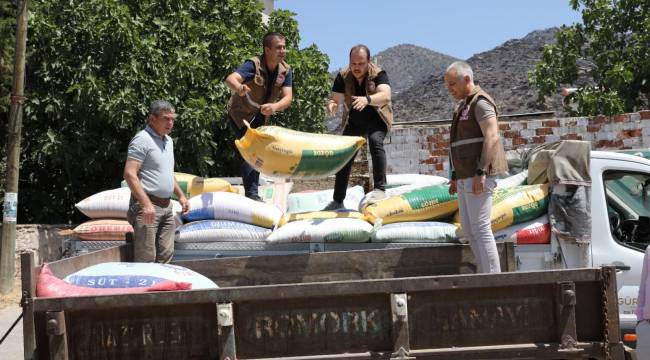 Manisa’da Yangın Bölgesindeki Üreticilere Destek