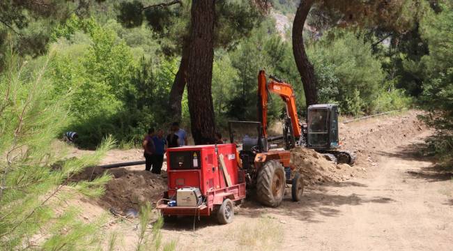 Taşkuyucak’ta İçme Suyu Hattı Yenileme Çalışması