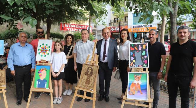 Turgutlu Bilsem Eserlerini Sanatseverlerle Buluşturdu