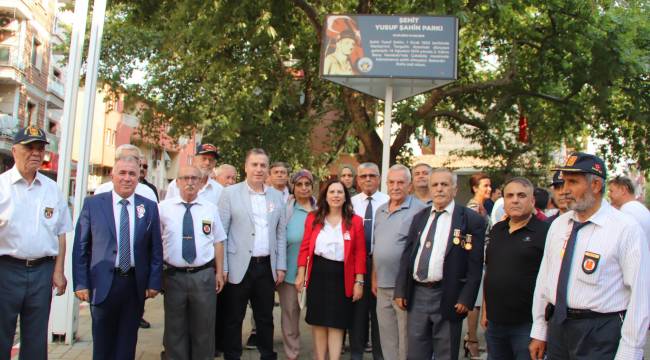 Kıbrıs Şehidi Turgutlulu Yusuf Şahin'in Adı Ölümsüzleştirildi