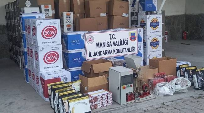 Manisa’da Kaçak Tütün Operasyonu